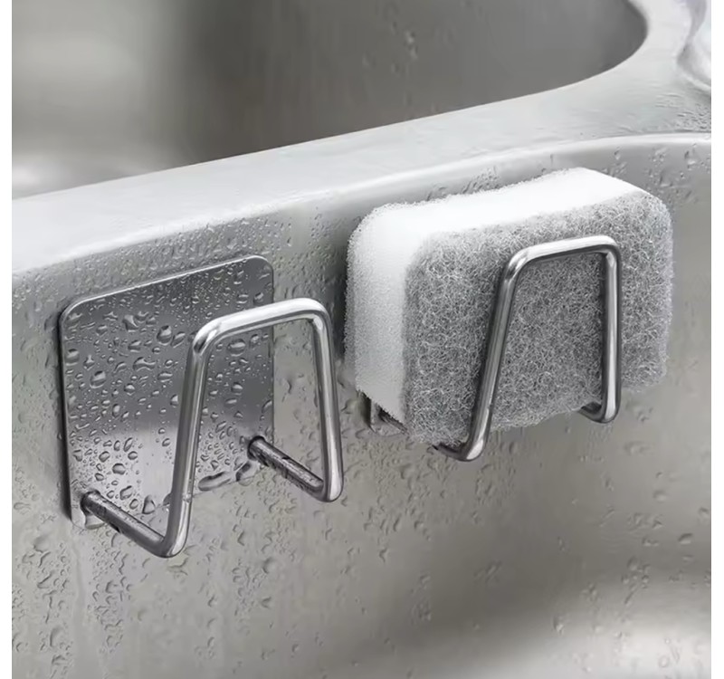 Uchwyt na zmywak SHP POMAX czarny