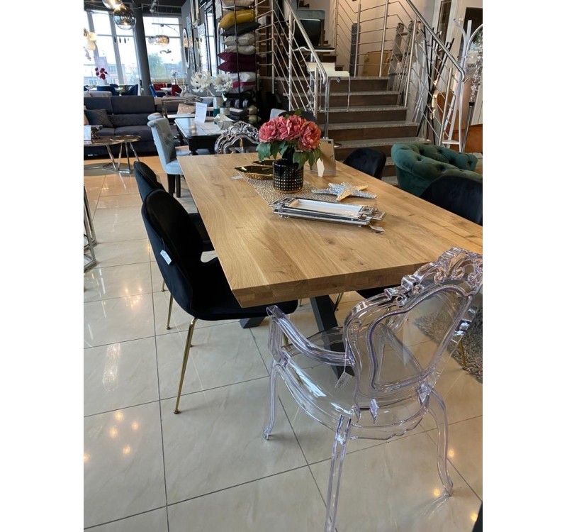 Krzesło KING ARM transparentne - poliwęglan