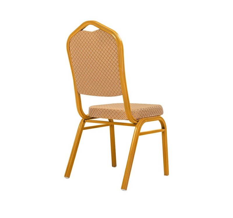 Krzesło bankietowe / konferencyjne HERA   beżowe / złote