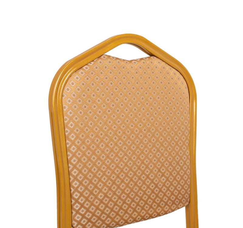 Krzesło bankietowe / konferencyjne HERA   beżowe / złote