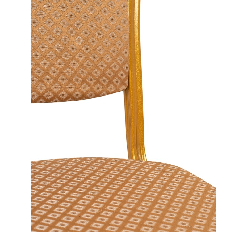 Krzesło bankietowe / konferencyjne HERA   beżowe / złote