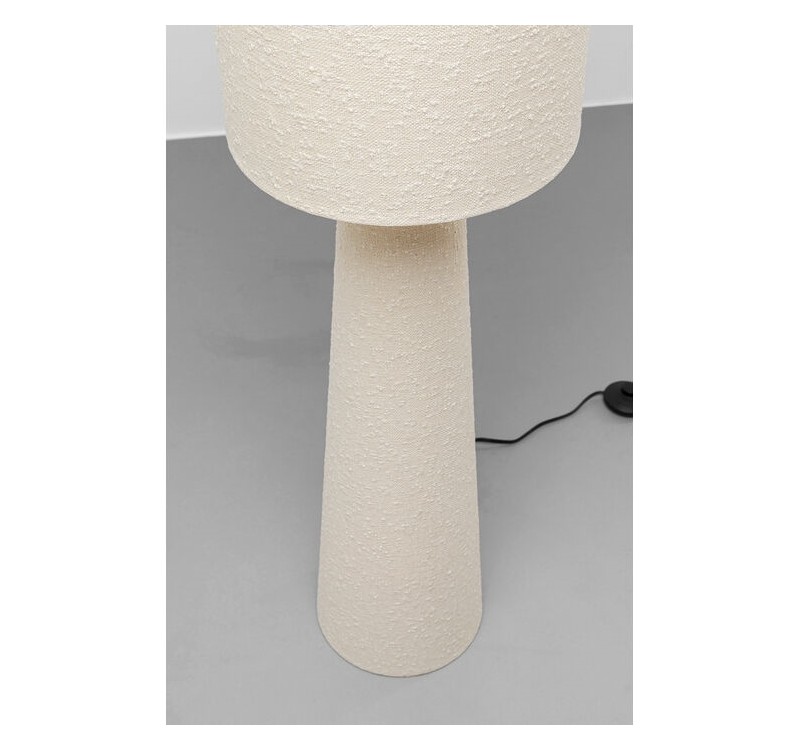 KARE lampa podłogowa MARLEEN BOUCLE 130   cm beżowa