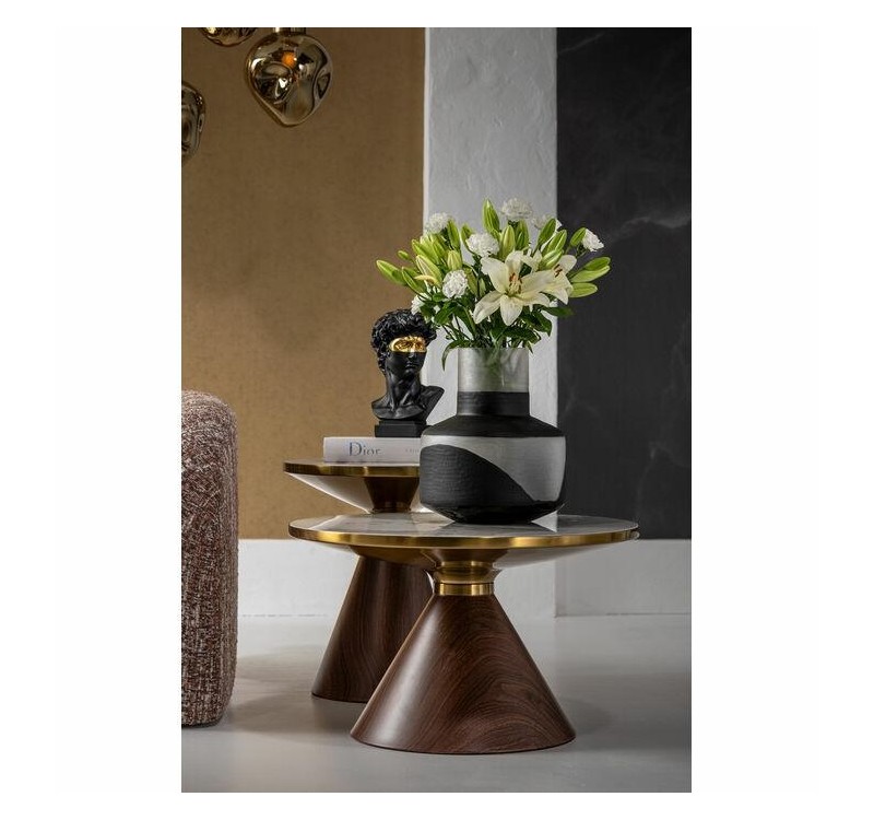 KARE stolik kawowy CONO CERAMIC 70