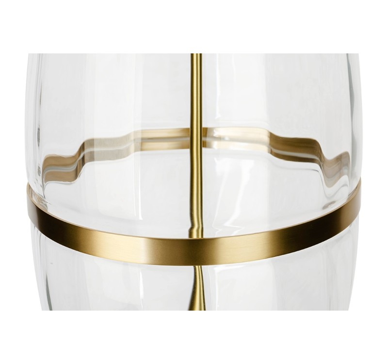 Lampa wisząca CHAPLIN 200 mosiądz - LED, szkło