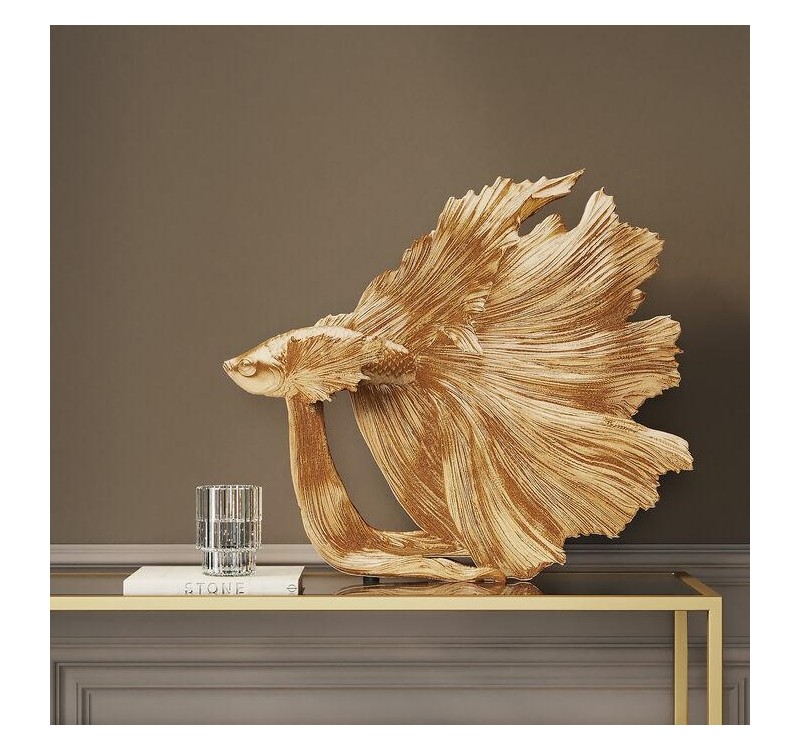 KARE dekoracja BETTA FISH S złota