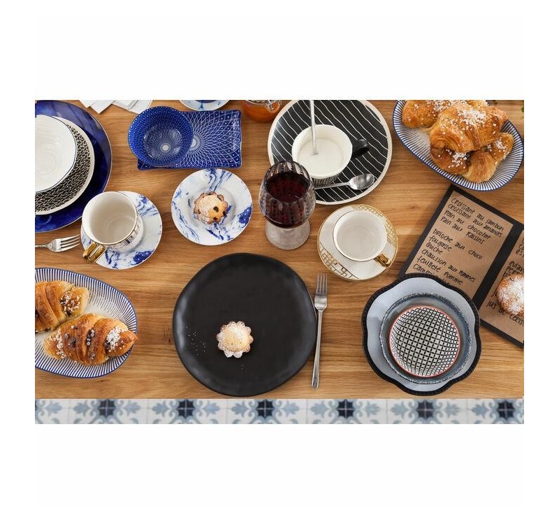 KARE talerz ORGANIC 26 cm czarny