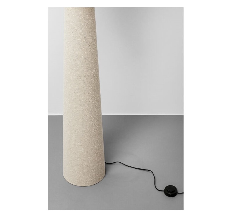 KARE lampa podłogowa MARLEEN BOUCLE 190   cm beżowa