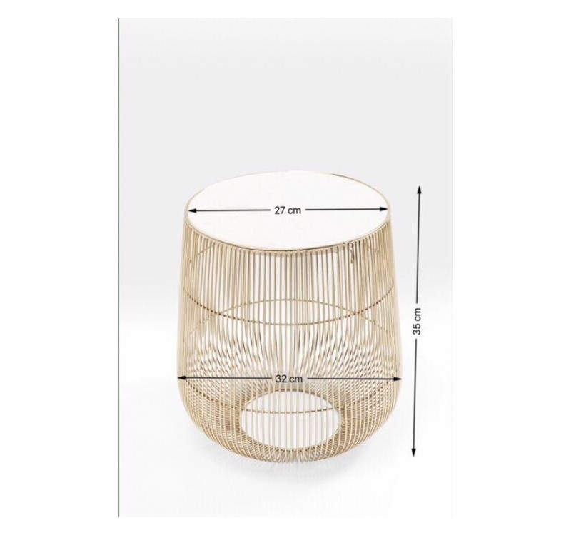 KARE stolik BEAM 32 biały