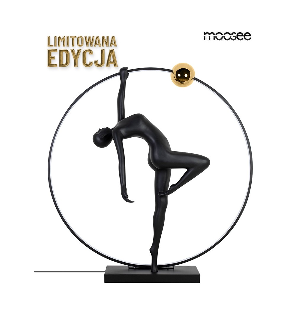 MOOSEE lampa podłogowa HUMAN ACROBATIC    czarna