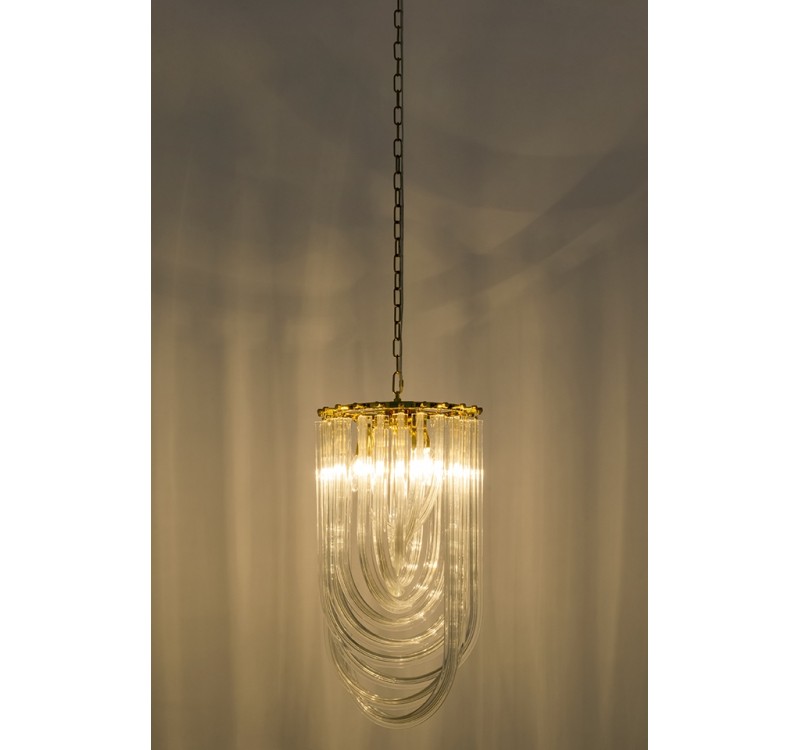 MOOSEE lampa wisząca MURANO L złota