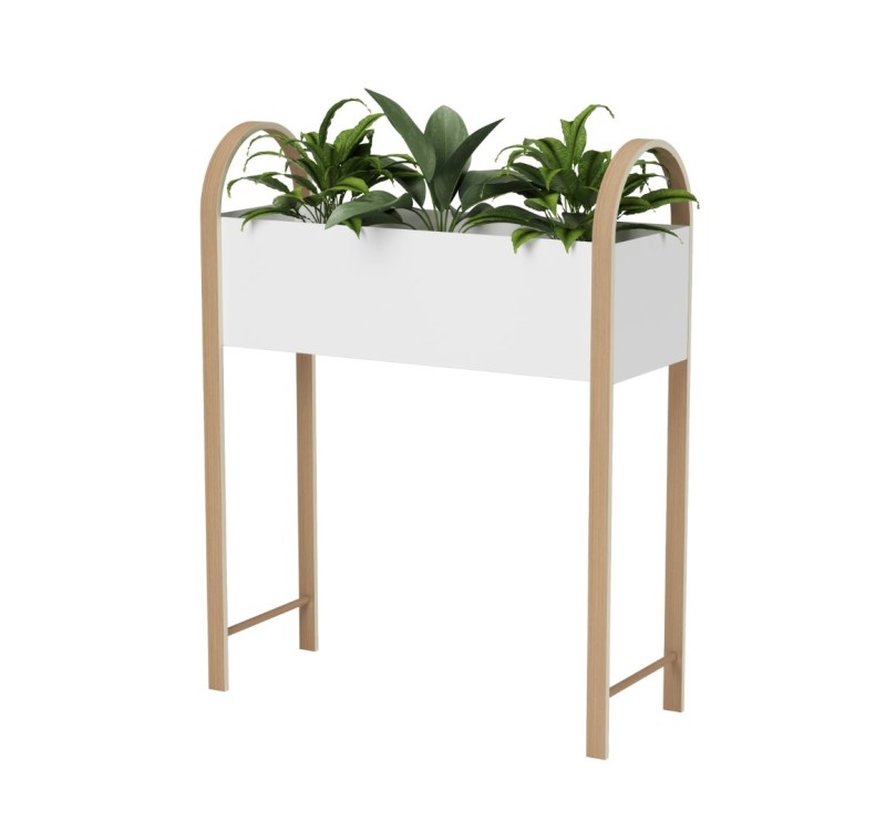 UMBRA organizer BELLWOOD biały naturalny