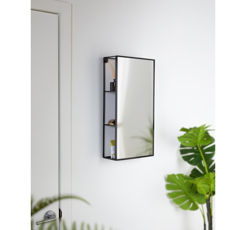 UMBRA lusto z półką CUBIKO czarne