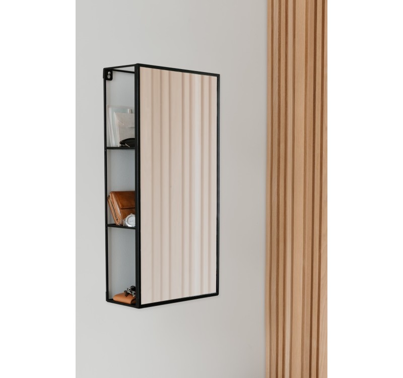 UMBRA lusto z półką CUBIKO czarne