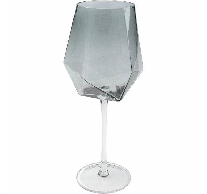 KARE komplet 4 kieliszków do wina         DIAMOND SMOKE 660 ml