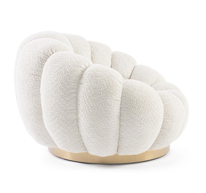 BIZZOTTO fotel obrotowy FLOREL naturalny