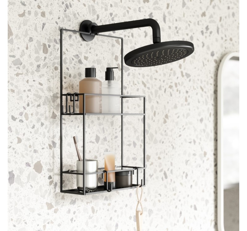 UMBRA półka prysznicowa CUBIKO czarna
