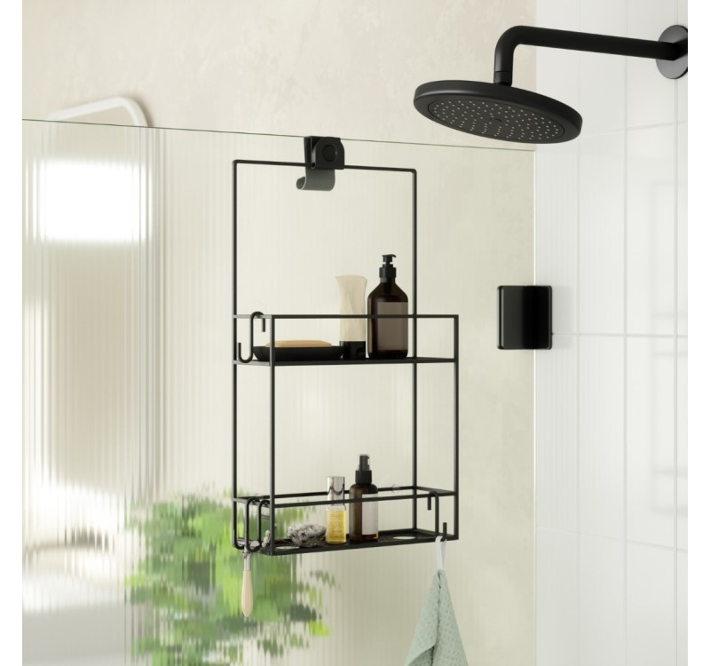 UMBRA półka prysznicowa CUBIKO czarna