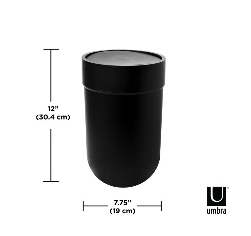 UMBRA kosz na śmieci TOUCH - czarny