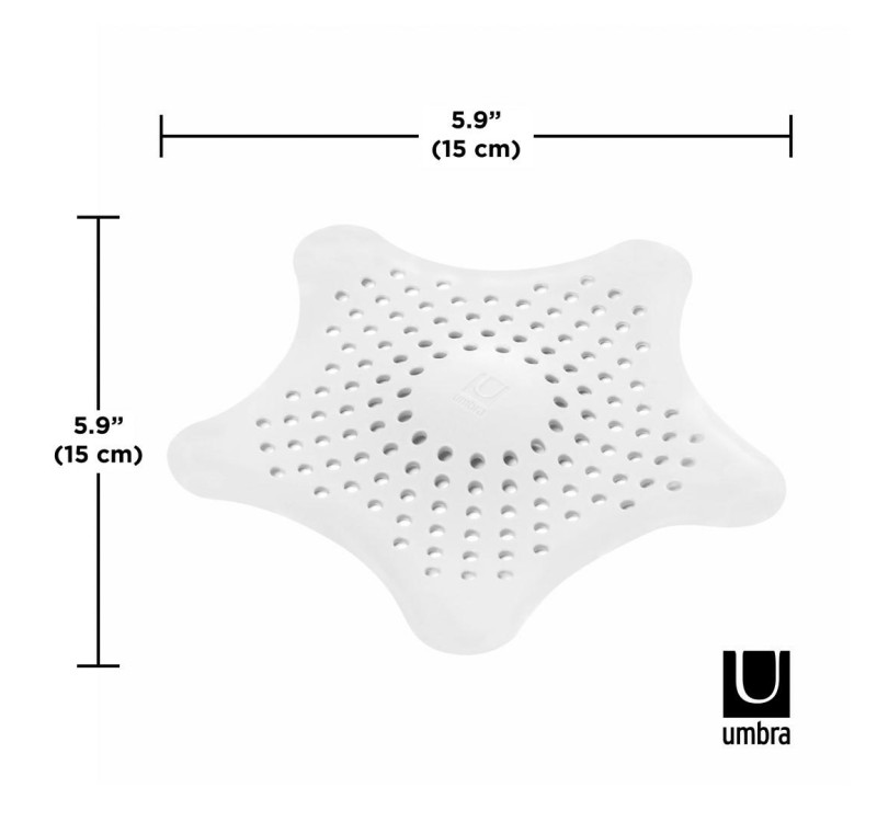 UMBRA sitko do odpływu STARFISH - biały