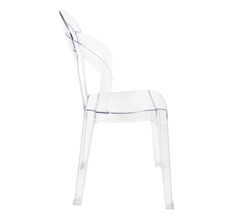 Krzesło MERCI transparentne - poliwęglan