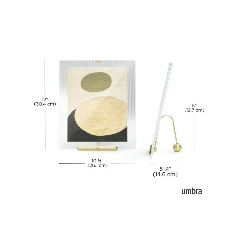 UMBRA ramka na zdjęcia FLUTE 8x10 złota