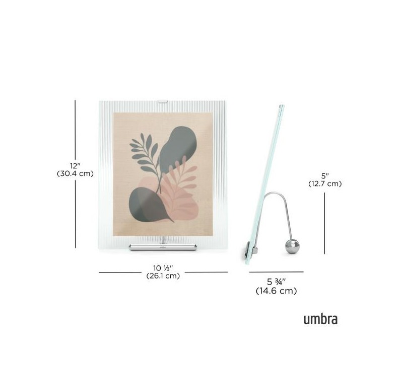 UMBRA ramka na zdjęcia FLUTE 8x10         srebrna