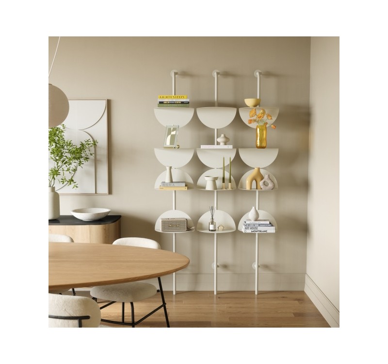 UMBRA regulowane półki ścienne SOLIS      beżowe