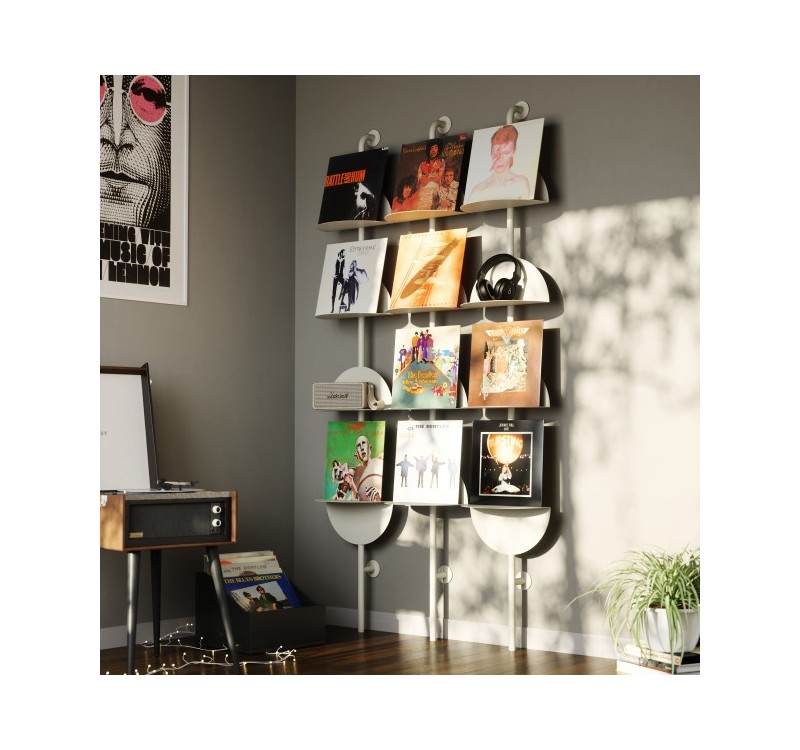 UMBRA regulowane półki ścienne SOLIS      beżowe