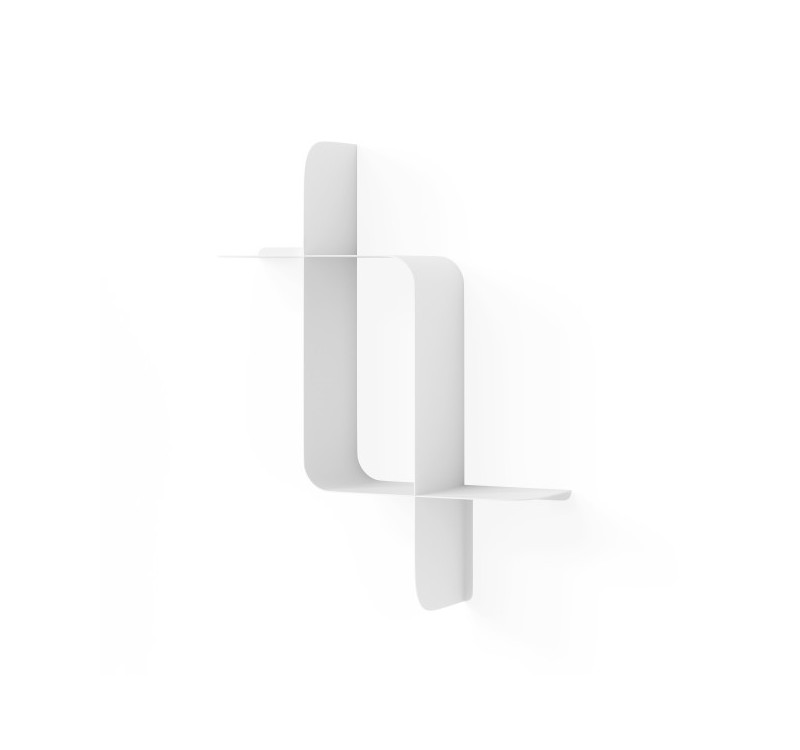 UMBRA zestaw 2 półek ściennych MONTAGE    biały