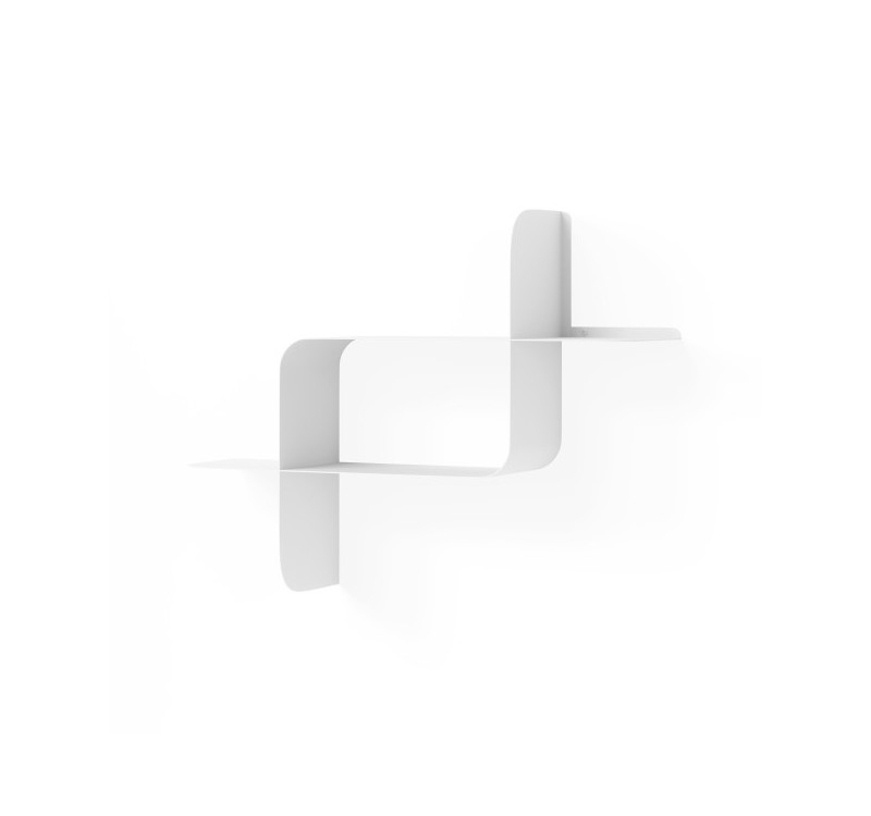 UMBRA zestaw 2 półek ściennych MONTAGE    biały