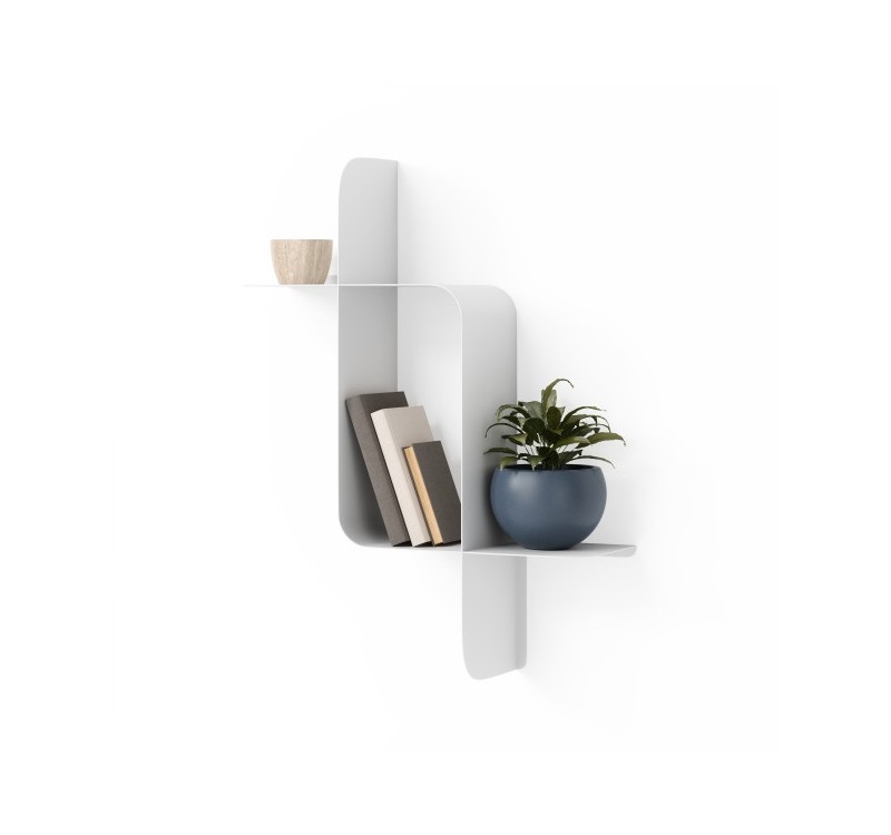 UMBRA zestaw 2 półek ściennych MONTAGE    biały