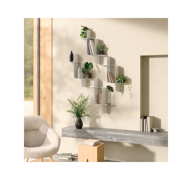 UMBRA zestaw 2 półek ściennych MONTAGE    biały