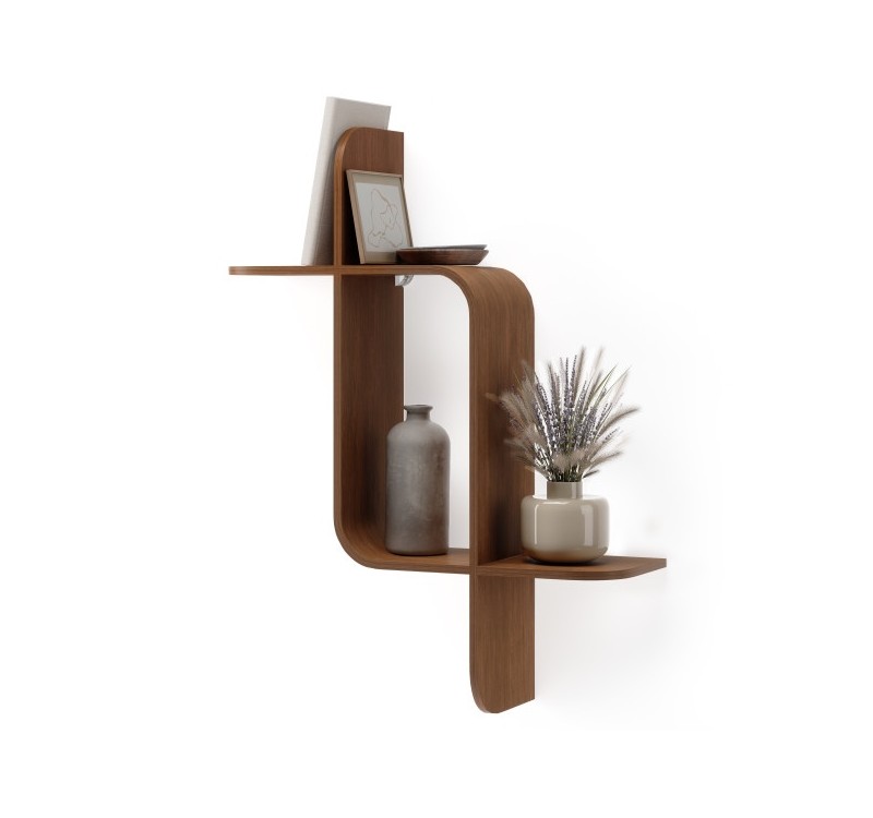 UMBRA półka ścienna MONTAGE               ciemnobrązowa