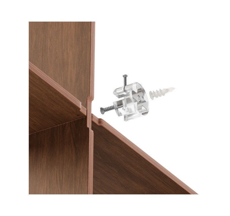 UMBRA półka ścienna MONTAGE               ciemnobrązowa