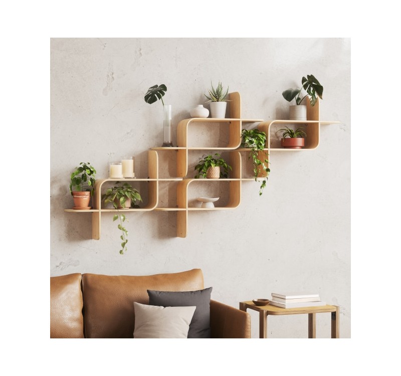 UMBRA półka ścienna MONTAGE brązowa