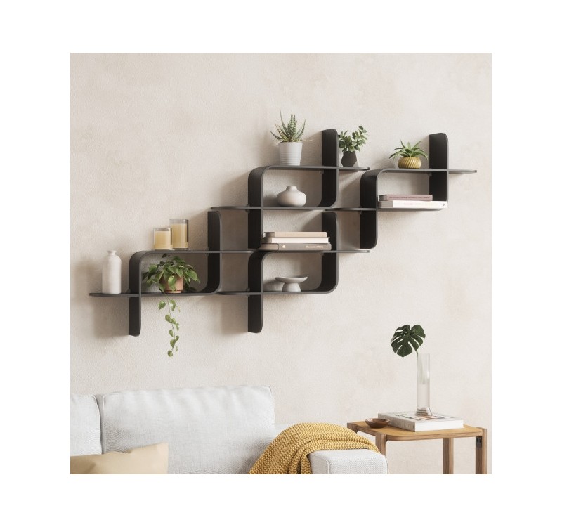 UMBRA półka ścienna MONTAGE czarna