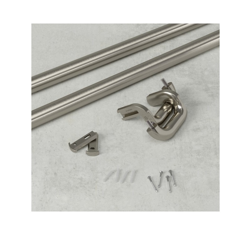 UMBRA karnisz TWILIGHT 168 - 365 cm       srebrny