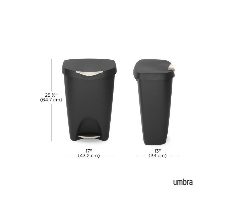 UMBRA kosz na śmieci BRIM czarny