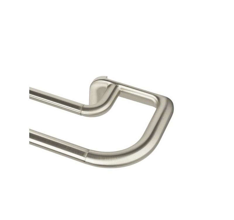 UMBRA karnisz TWILIGHT DOUBLE 76 - 213    cm srebrne