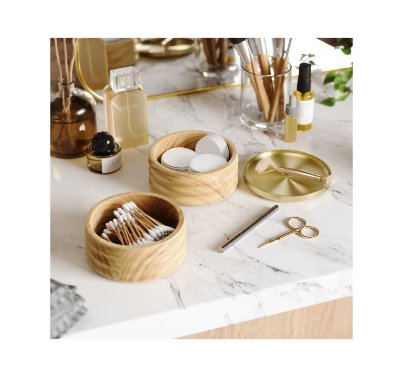 UMBRA organizer na biżuterię TESORA       złoty / jasnobrązowy