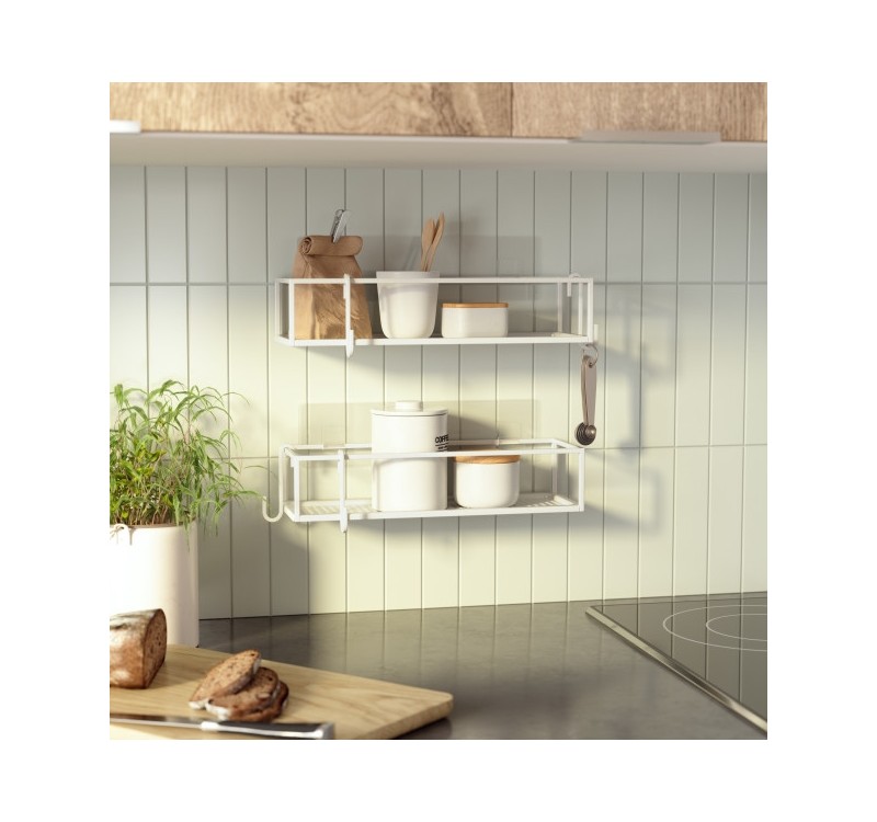 UMBRA zestaw 2 półek prysznicowych        CUBIKO biały