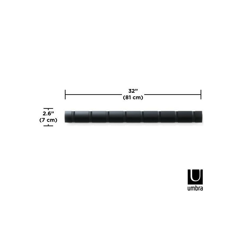 UMBRA wieszak na ubrania FLIP 8 czarny
