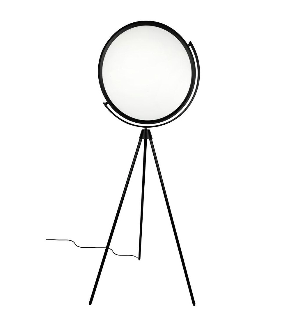 Lampa podłogowa MOON FLOOR - metal, akryl