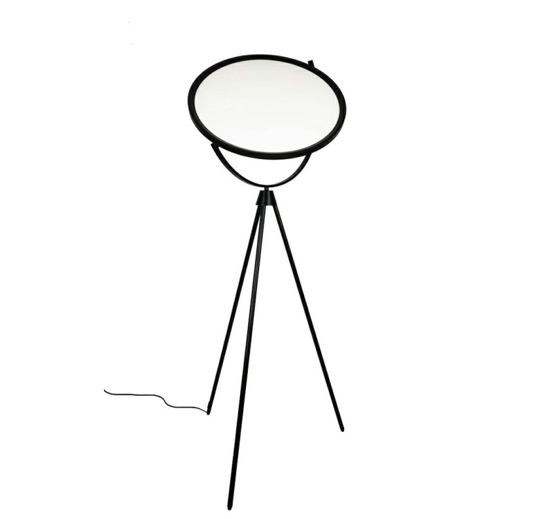 Lampa podłogowa MOON FLOOR - metal, akryl