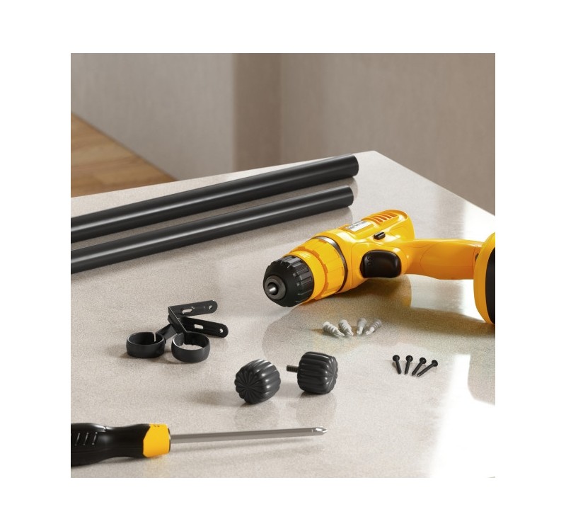 UMBRA karnisz CLEO 91 - 168 cm czarny