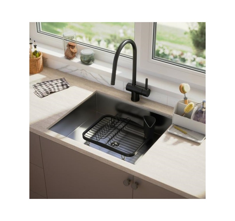 UMBRA ociekacz do naczyń SINKIN czarny