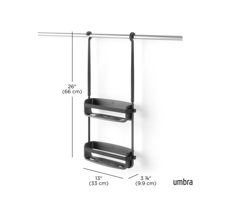 UMBRA organizer łazienkowy FLEX czarny