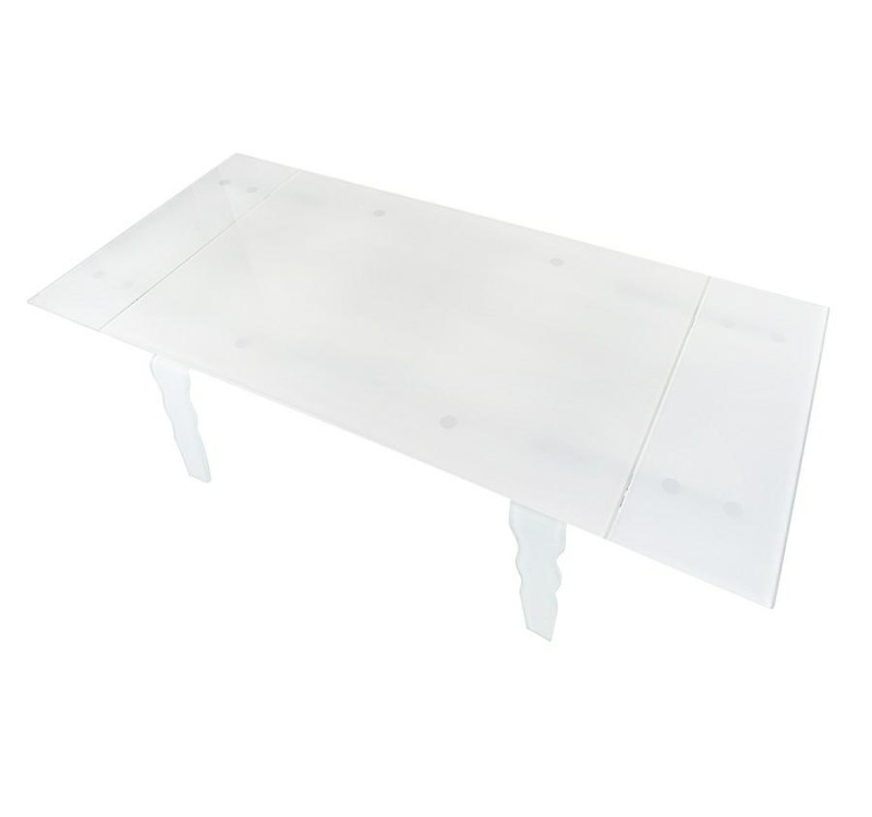 Stół szklany VENDOME OPTI WHITE biały - 200/300