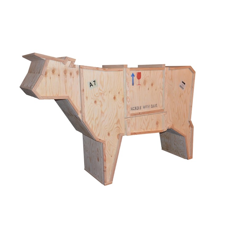 Kredens KROWA - drewno sklejka