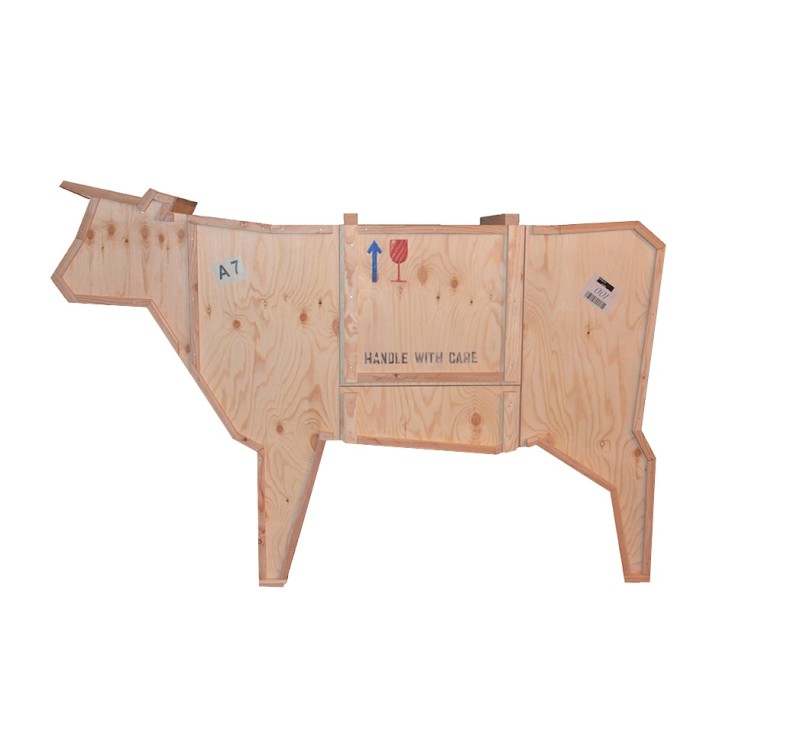 Kredens KROWA - drewno sklejka